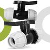 Instalguru PE Pipe Ball Valve, 25 mm, PN10, Compression Fitting view 4