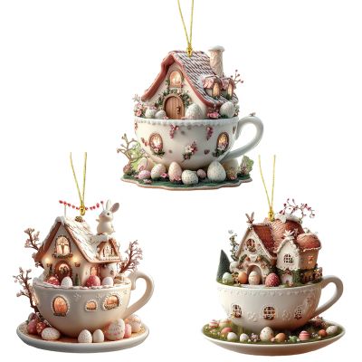 Easter Decorations, 3 Bunny Figures