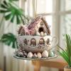 Easter Decorations, 3 Bunny Figures view 4
