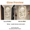 WLH Alexanders Wall Decoration with LED Lights, Landscape Wall Art, Color 4, 60 × 120 cm view 3