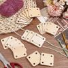 Square Weaving Cards, 4.6 x 4.6 cm, 5 Holes view 2