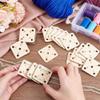 Square Weaving Cards, 4.6 x 4.6 cm, 5 Holes view 3