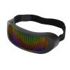 Xiuganpo Frameless Full-Color LED Glasses, 4 Modes for Parties and Music Festivals, 12 x 36, ABS Plastic view 1