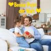 Father's Day Decoration, Best Dad in the World Glitter Banner view 4