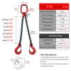 Heavy-Duty 3-Ton Alloy Steel Lifting Chain Sling with Hooks view 2