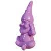 colourliving GartenPoser Garden Gnome, Pastel High-Gloss Modern Garden Decor, PinkPunch, Large, Hear Nothing view 4