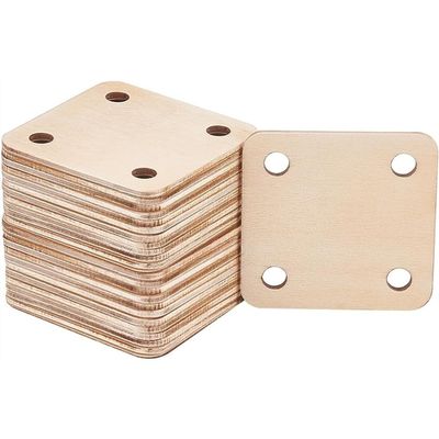 Akfldms Square Weaving Cards 1.8 x 1.8 with 5 Holes