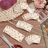 Akfldms Square Weaving Cards 1.8 x 1.8 with 5 Holes view 4