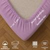 EXKLUSIV HEIMTEXTIL Premium Jersey Fitted Sheet, 100 x 200 cm, Pink view 4