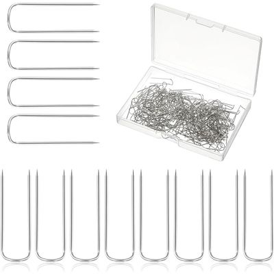 U-Pins for Crafting, Stainless Steel, 100 pcs