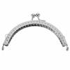 Silver Bow Metal Purse Frame view 2
