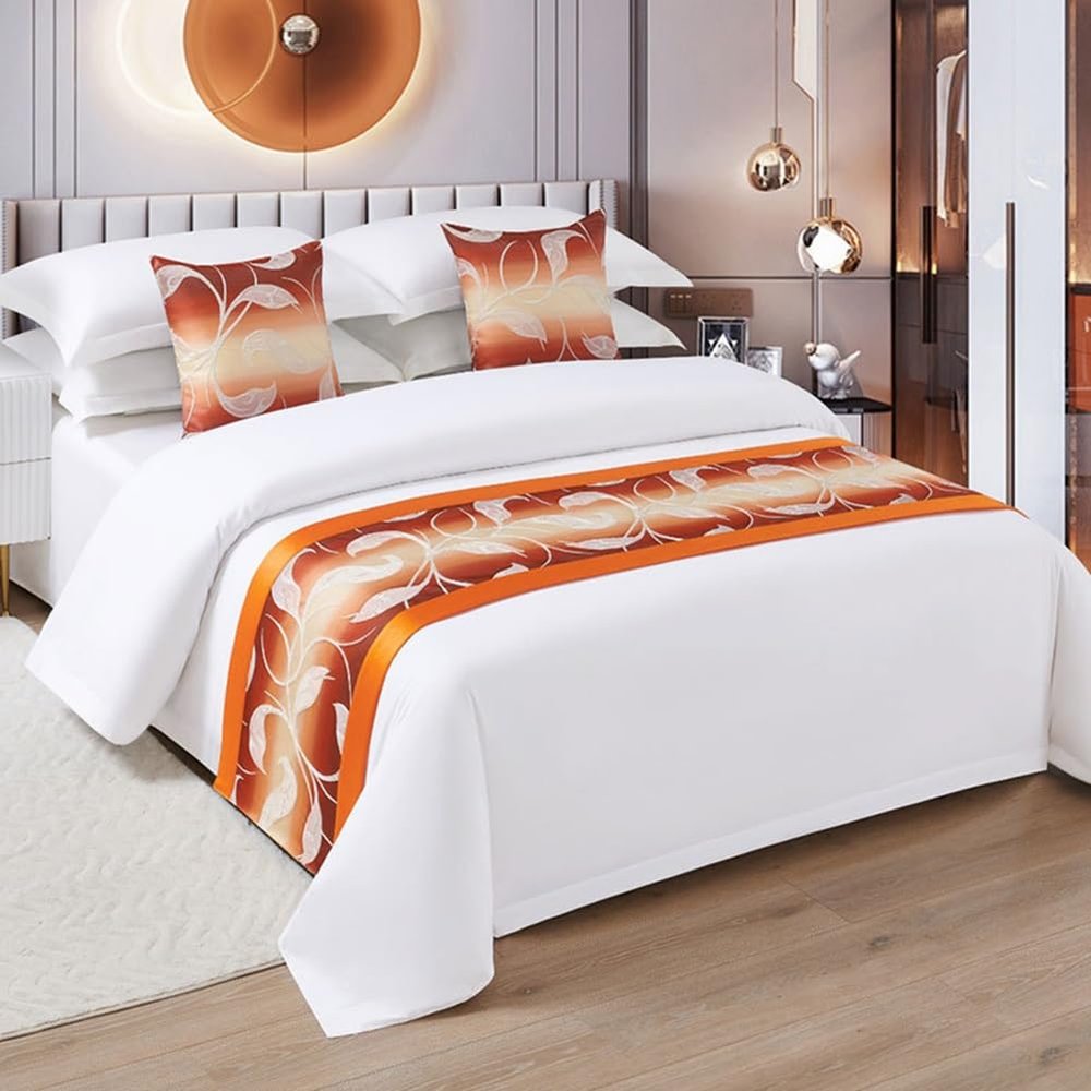 HWHHDQL Gradient Bed Runner, 45 x 180 cm, for 1.2 m Beds