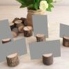 OVAQUIXI 2-Pack Wooden Table Card Holders view 3