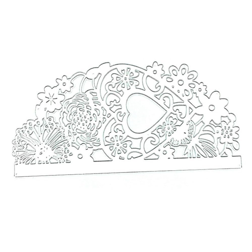 DIY Lace Love Greeting Card Metal Die Cut
