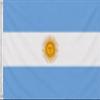 Argentina Flag 90 x 150 cm with Eyelets, Tear-Resistant & Double-Sided Printed view 1