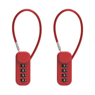 Shurhome Compact 4-Digit Combination Lock for Bikes, Helmets, Backpacks, Suitcases, and Gym Lockers