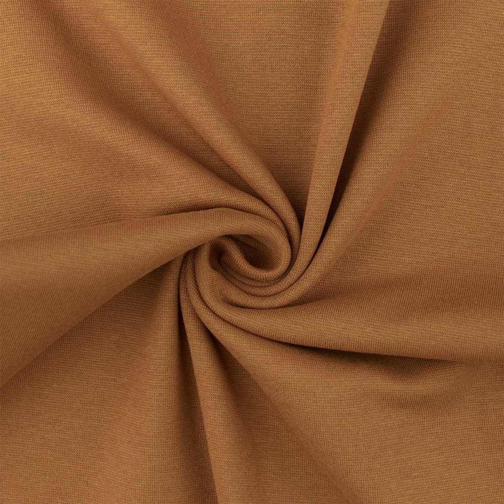 Pia Jersey Fabric, Solid Fawn Brown (25cm x 35cm/70cm)