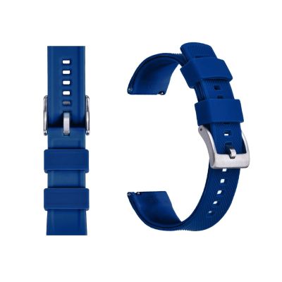 SiChouwz Silicone Watch Band, 20 mm/22 mm, Quick Release, Rubber Watch Band for Men and Women, Waterproof Replacement Band (Blue 1, 22 mm)