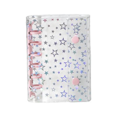 A7 Glitter Star Budget Binder Cover
