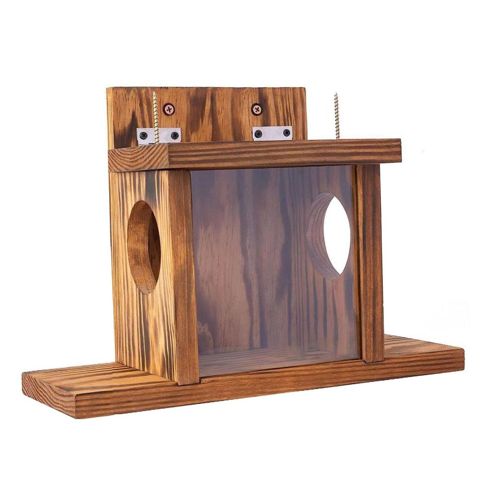 budiniao Hanging Outdoor Squirrel Feeder Platform