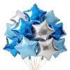 Sanu Belle Gold Star Foil Balloons 12 Pack 18 Inch Helium Star Balloons for Party, Valentine's Day, Wedding, Birthday, New Year Decoration view 1