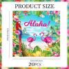 20 Pack Flamingo Napkins 33x33cm view 2