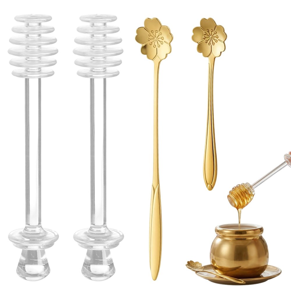 GWEOR Honey Spoon Set