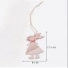 Easter Craft Wooden Bunny Ornaments view 2