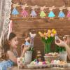 Easter Craft Wooden Bunny Ornaments view 4