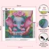 MAXBYE Pink Baby Elephant Diamond Painting view 4