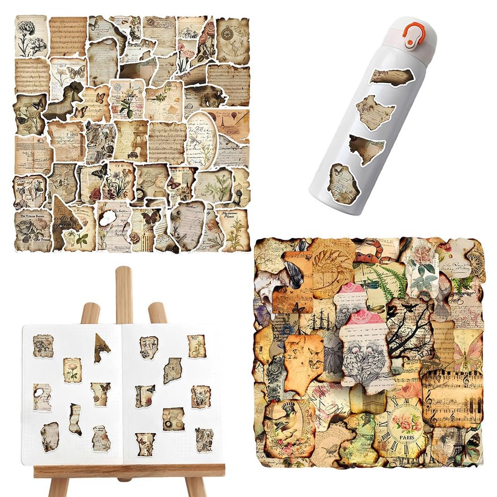 UYVPAER 100-Piece Vintage Sticker Set