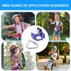 Zip Line Pulley, Heavy-Duty Zipline with Carabiner, Fast view 4