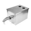 Oil-Water Separator, Grease Trap for Kitchen and Dining Room, Stainless Steel, 400 x 300 mm view 1