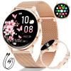 LIGE FV23 Smartwatch for Women, 1.32" AMOLED Display, 2 Bands and 2 Charging Cables view 1