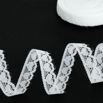 Nymora White Lace Trim, 20 Yards