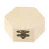 Hexagonal Wooden Jewelry Box view 1