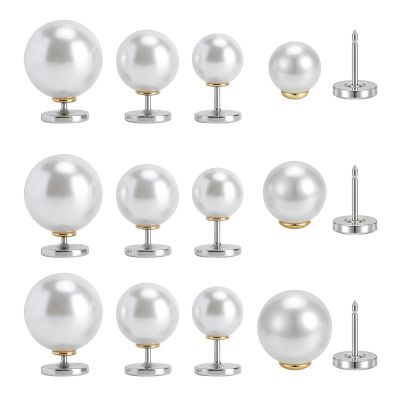 XRVRILE Pearl Buttons Without Sewing - 12 Pack