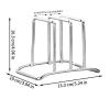 UALXPAO Adjustable Stainless Steel Cutting Board Holder view 2