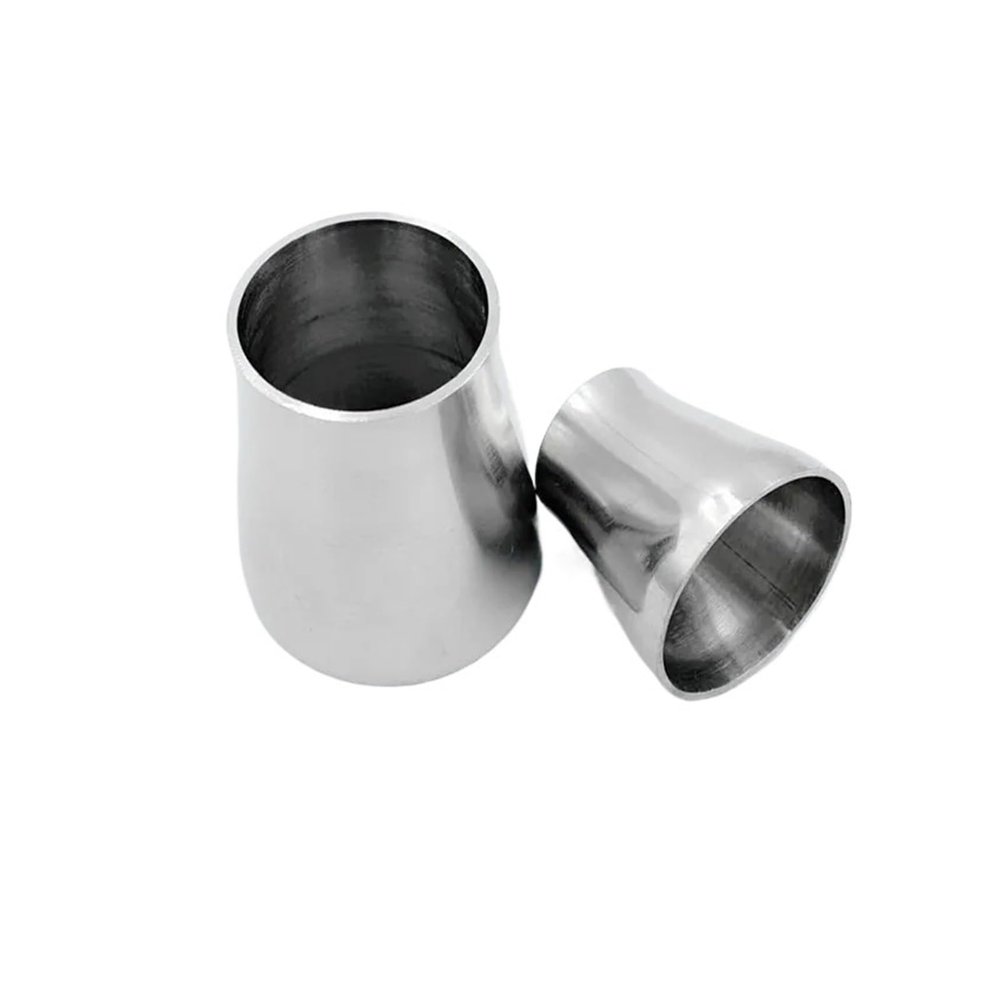 VWWJCCRO 1pc 19mm–102mm OD Butt-Weld Reducer, SUS 304 Stainless Steel Pipe Fitting for Beer (57mm to 45mm), Barb Fitting
