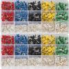 HSMXNEONJB 1,640-Piece Insulated Wire-End Crimp Terminals, Block Cable End Connectors, Electrical Tubular Terminals view 1