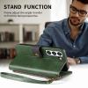 xinyunew Wallet Case for Samsung Galaxy S21 with Strap, Green view 2