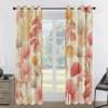 Boho Botanical Tropical Flower Blackout Curtains, 2-Piece Set, 215 x 110 cm view 3