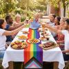 GEEHUA Rainbow Table Runner view 4