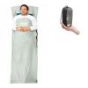 QEZER Sleeping Bag Liner, Silky Soft Summer Liner with Two-Way Zipper view 1