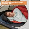 QEZER Sleeping Bag Liner, Silky Soft Summer Liner with Two-Way Zipper view 3
