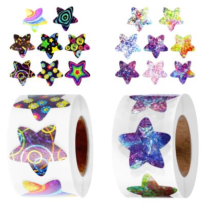HJZHII 1000 Pcs Star Stickers