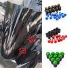 5 mm 10-Piece M5 Windshield Screw Set for CBR600RR 2007-2012, Orange view 3