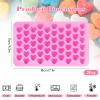 HJZHII 2-Pack Heart Silicone Chocolate Molds view 2