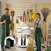 Wall-Mounted Broom Holder for Garden Tool Storage view 2