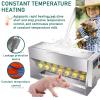 Piglet Milk Bottle with Constant Temperature, Automatic Stirring and Sound Function, 10 Nipples view 3